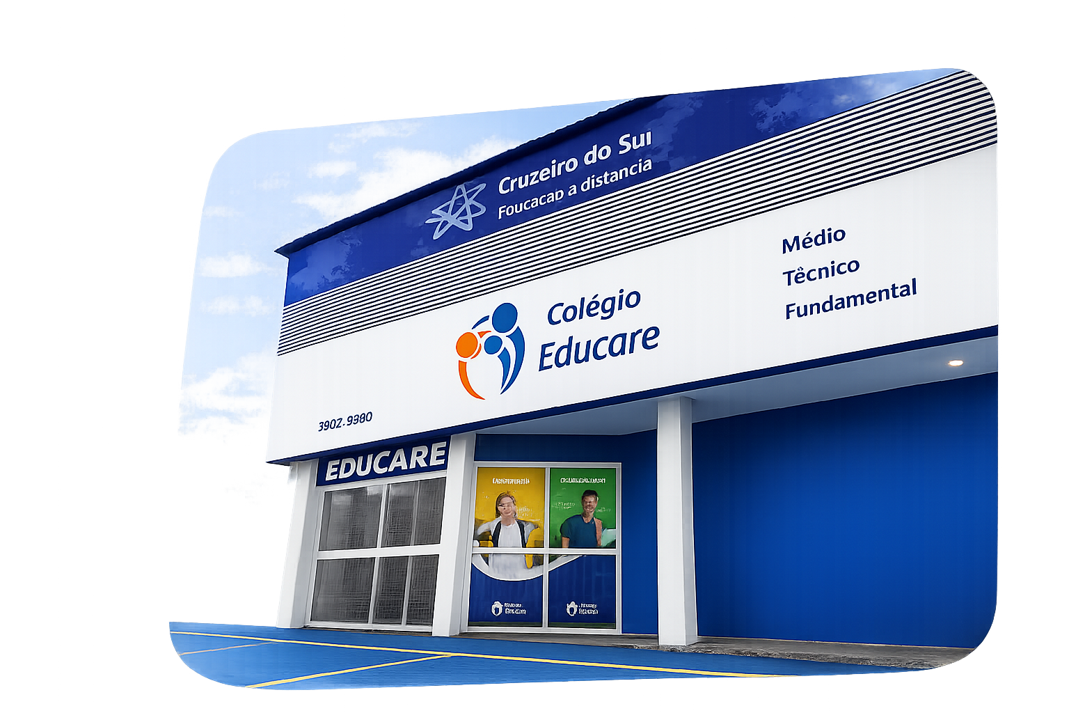 Fachada do Colégio Educare