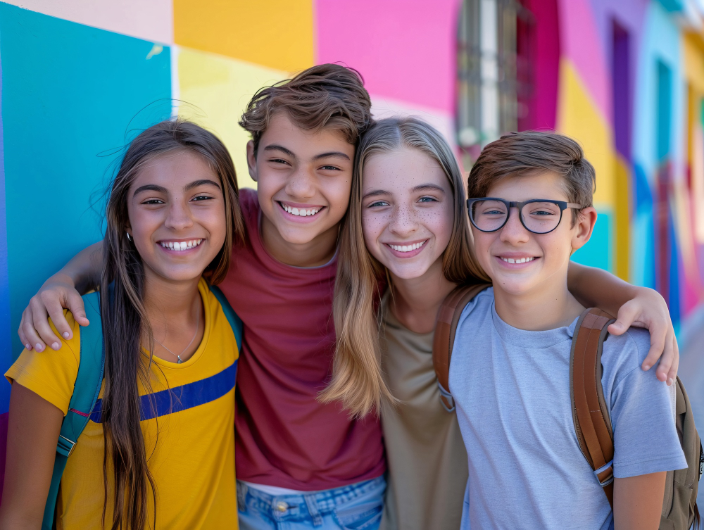 Grupo de estudantes
