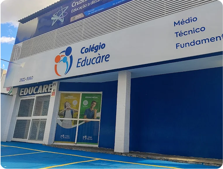 Fachada do Colégio Educare